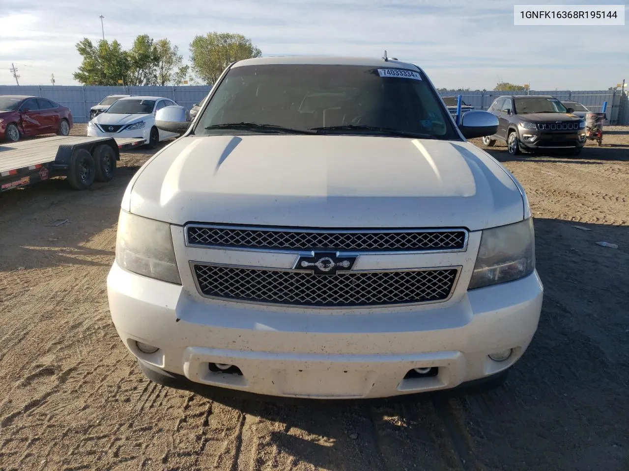 2008 Chevrolet Suburban K1500 Ls VIN: 1GNFK16368R195144 Lot: 74033334