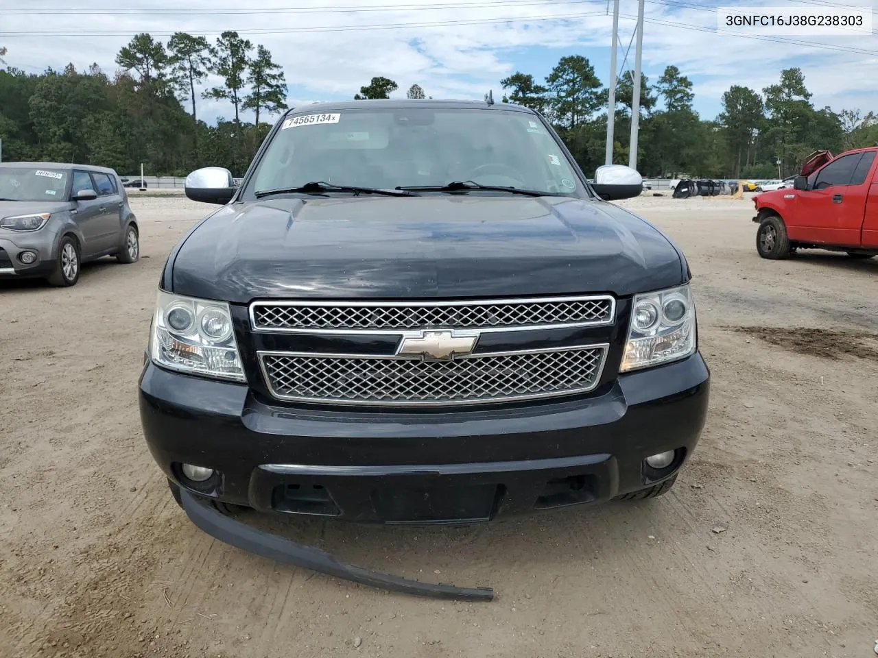 2008 Chevrolet Suburban C1500 Ls VIN: 3GNFC16J38G238303 Lot: 74565134