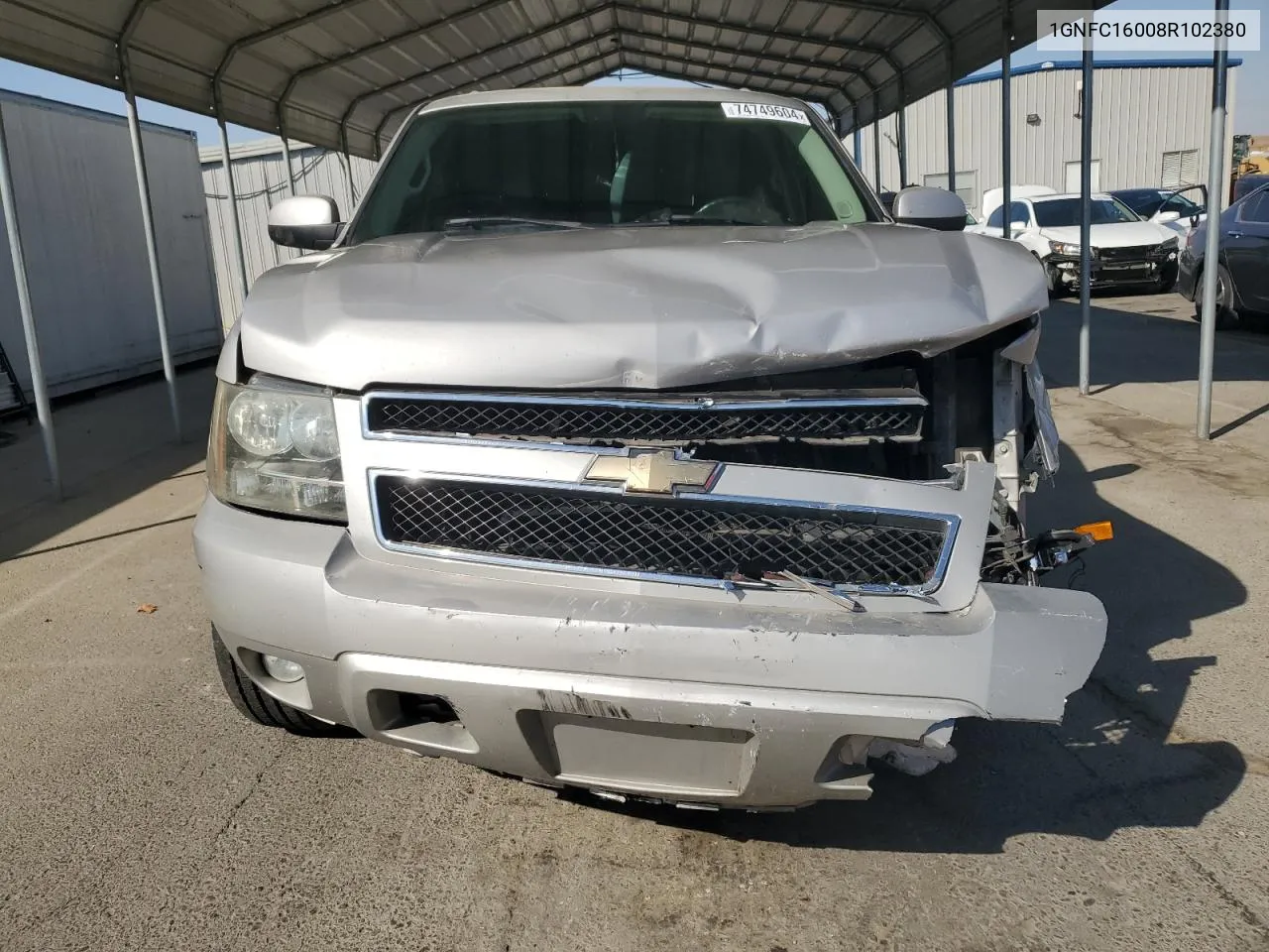 2008 Chevrolet Suburban C1500 Ls VIN: 1GNFC16008R102380 Lot: 74749604