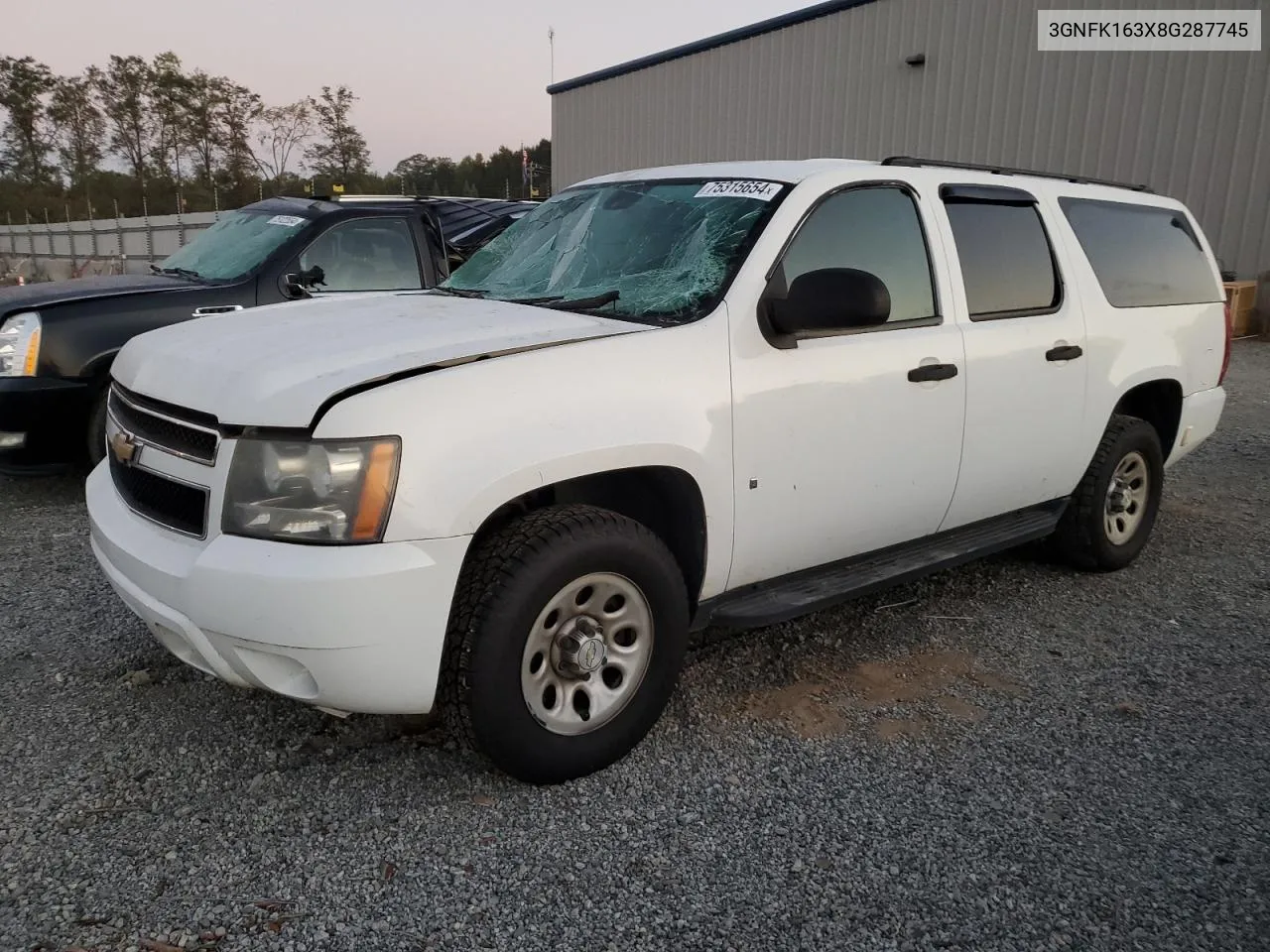 2008 Chevrolet Suburban K1500 Ls VIN: 3GNFK163X8G287745 Lot: 75315654