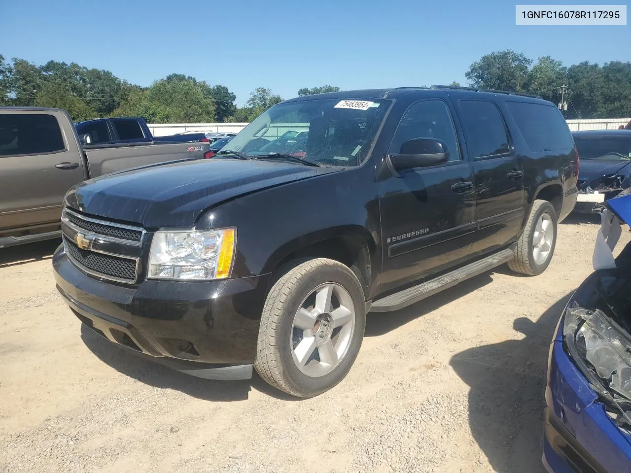 2008 Chevrolet Suburban C1500 Ls VIN: 1GNFC16078R117295 Lot: 75463954