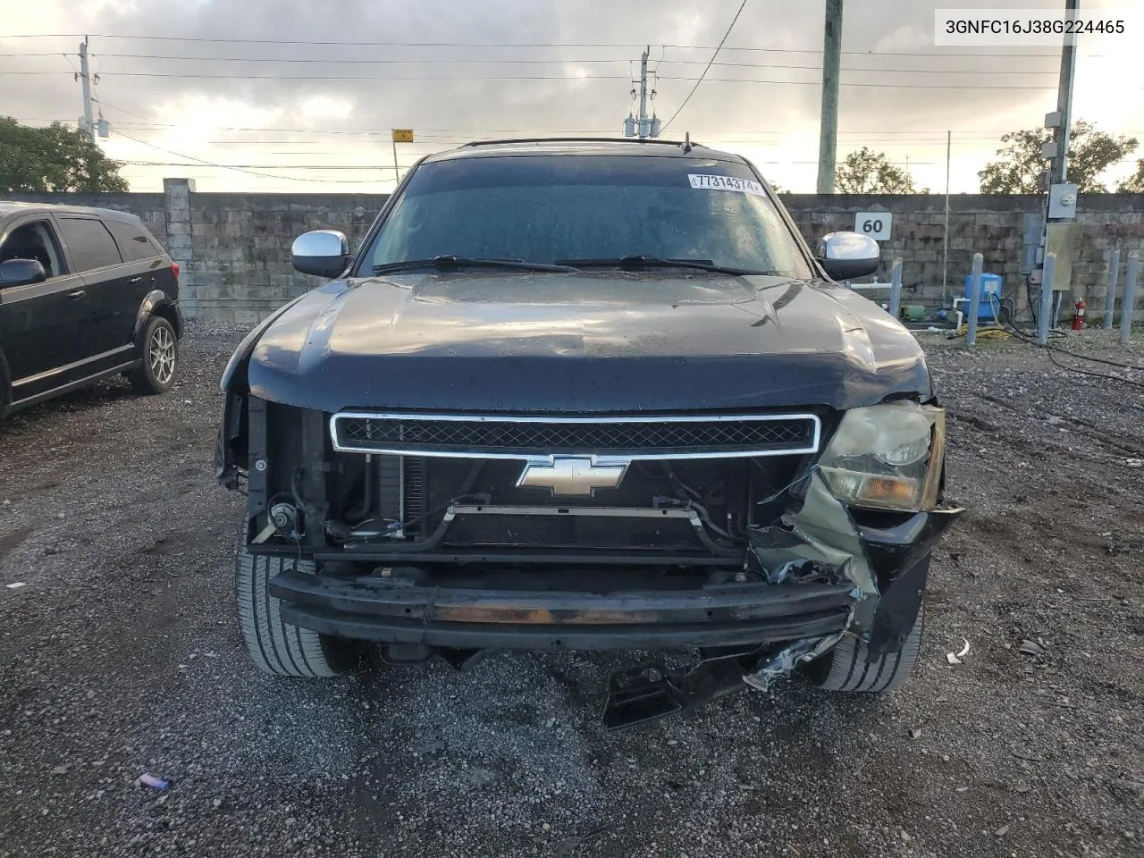 2008 Chevrolet Suburban C1500 Ls VIN: 3GNFC16J38G224465 Lot: 77314374