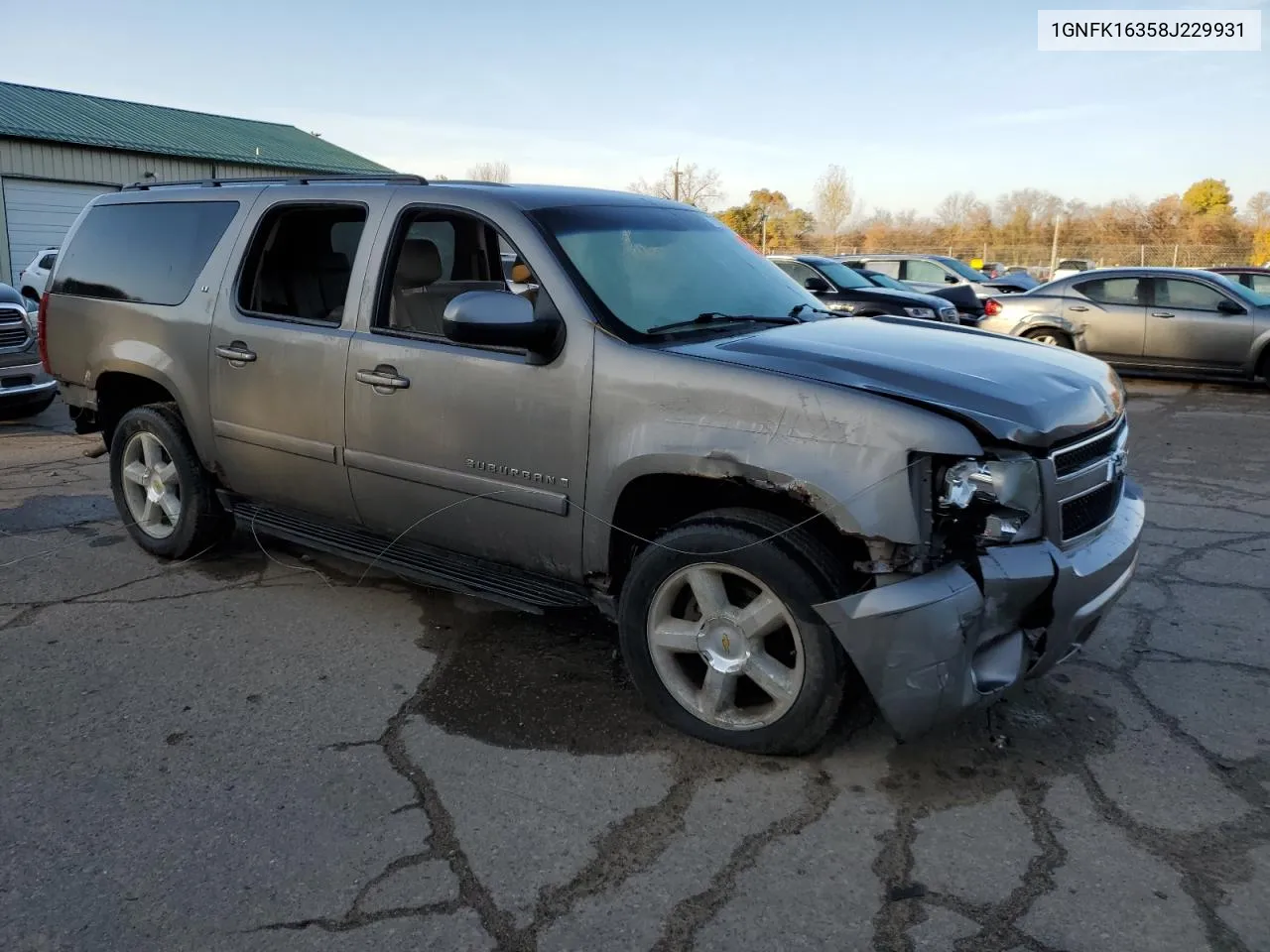 2008 Chevrolet Suburban K1500 Ls VIN: 1GNFK16358J229931 Lot: 77556214