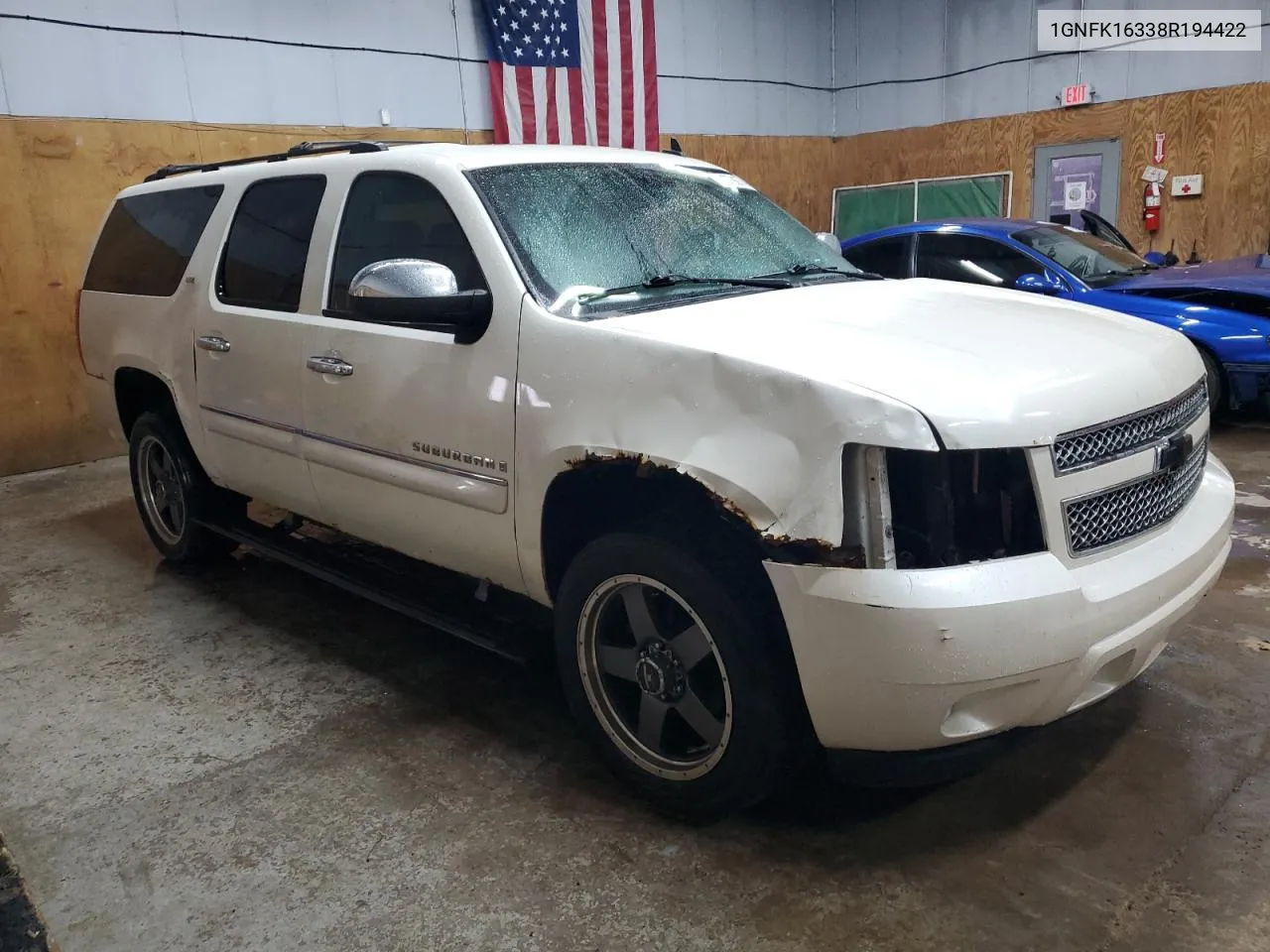 2008 Chevrolet Suburban K1500 Ls VIN: 1GNFK16338R194422 Lot: 78079274