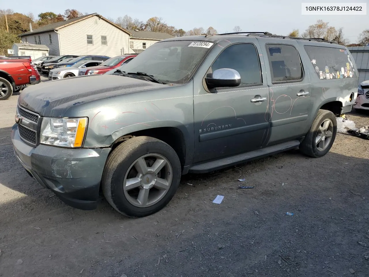 2008 Chevrolet Suburban K1500 Ls VIN: 1GNFK16378J124422 Lot: 78128294