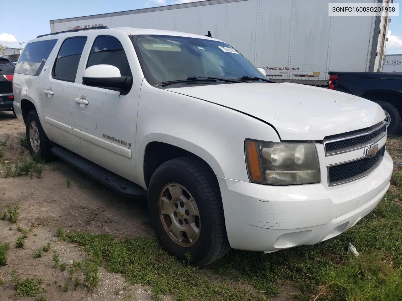 2008 Chevrolet Suburban C1500 Ls VIN: 3GNFC16008G201958 Lot: 78262194