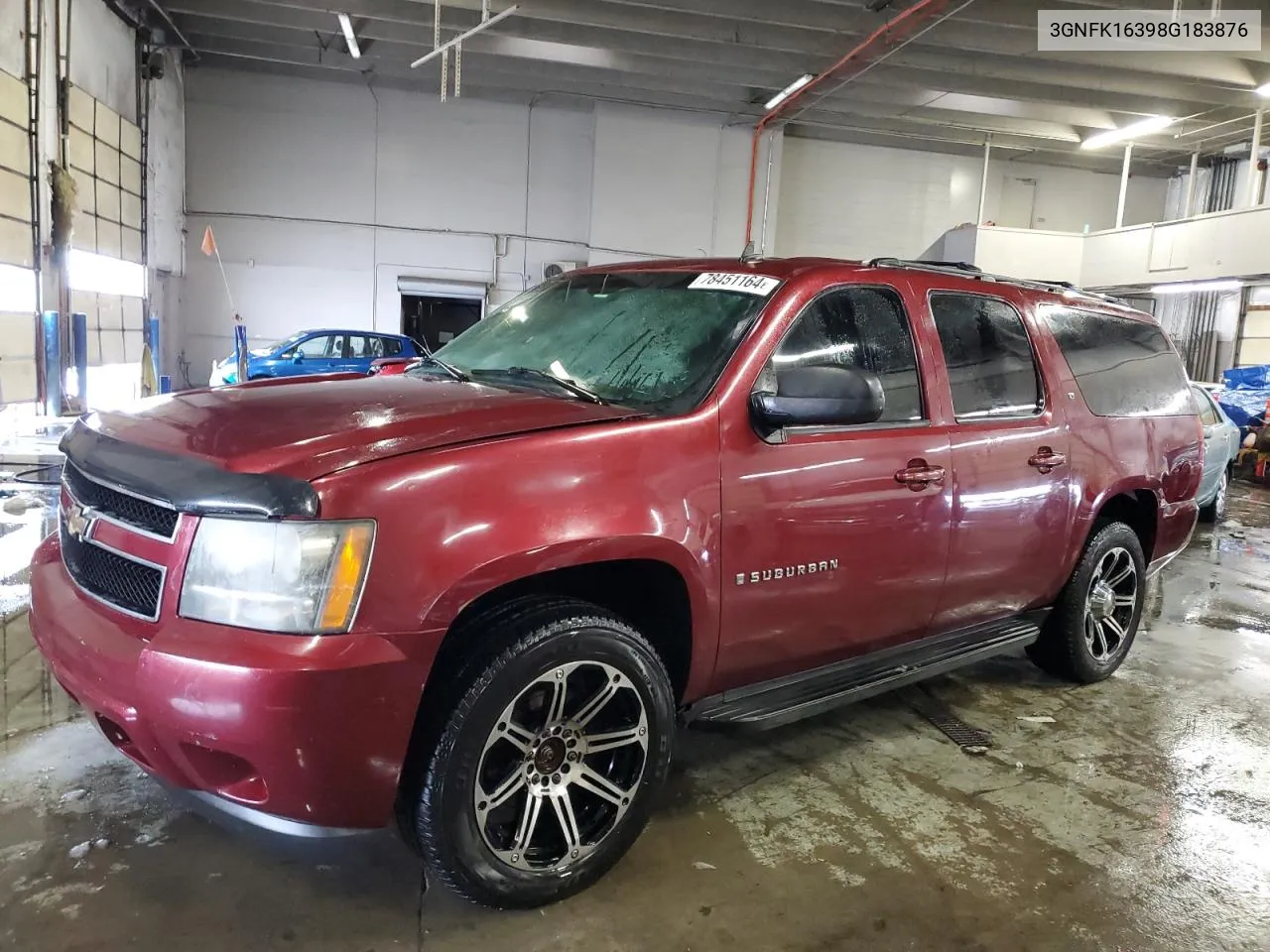 2008 Chevrolet Suburban K1500 Ls VIN: 3GNFK16398G183876 Lot: 78451164