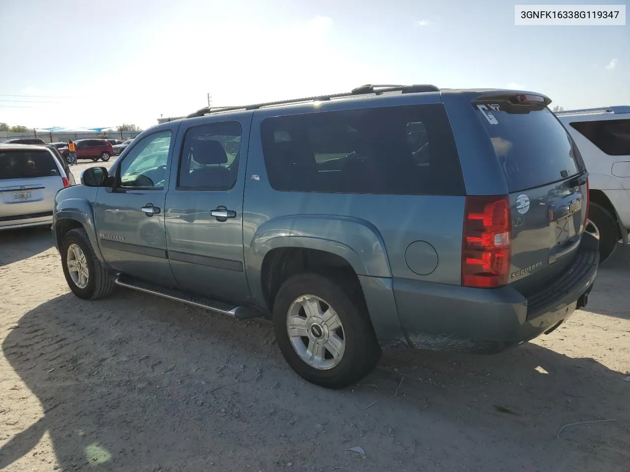 2008 Chevrolet Suburban K1500 Ls VIN: 3GNFK16338G119347 Lot: 78661044