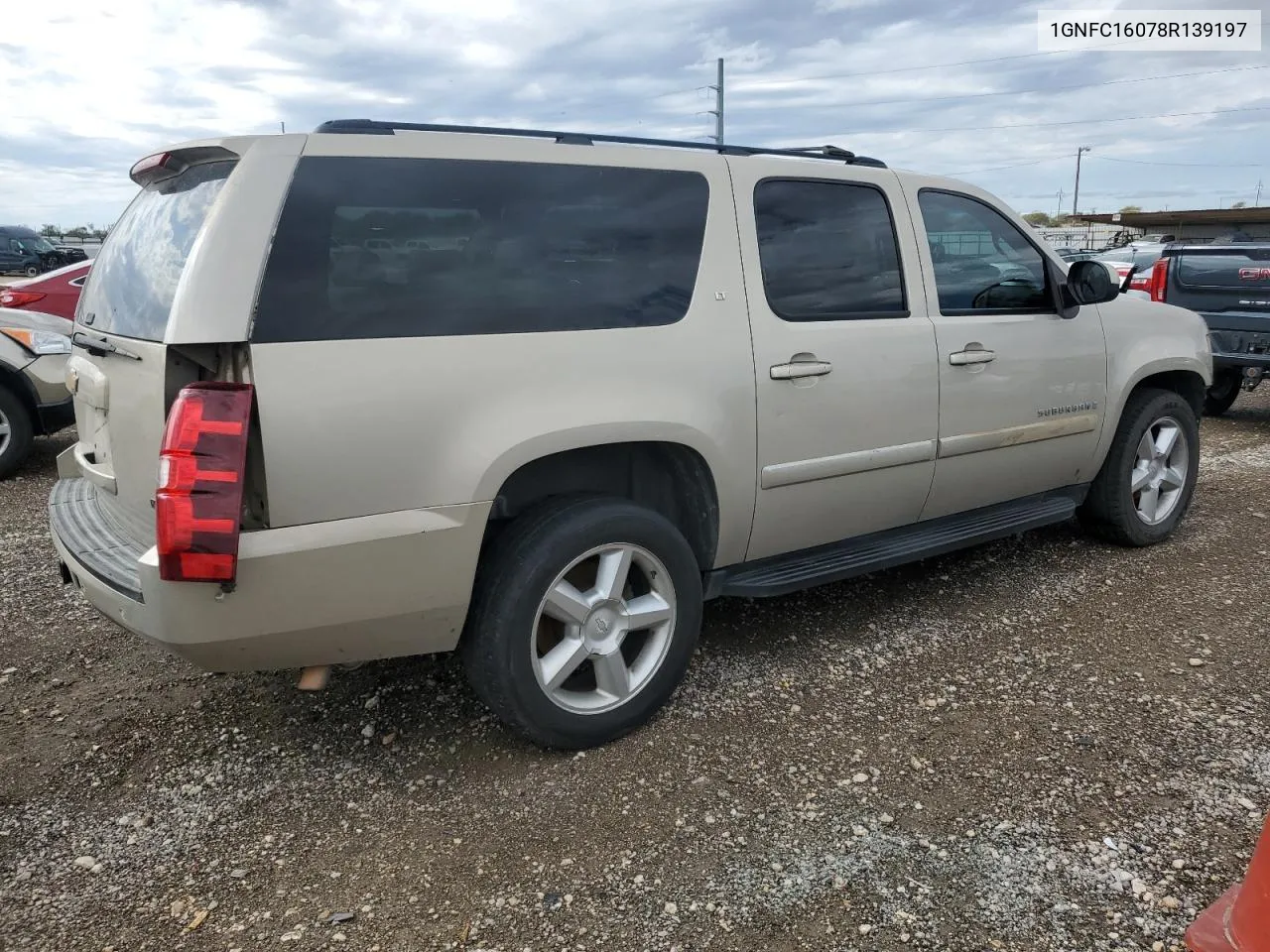 2008 Chevrolet Suburban C1500 Ls VIN: 1GNFC16078R139197 Lot: 79330764