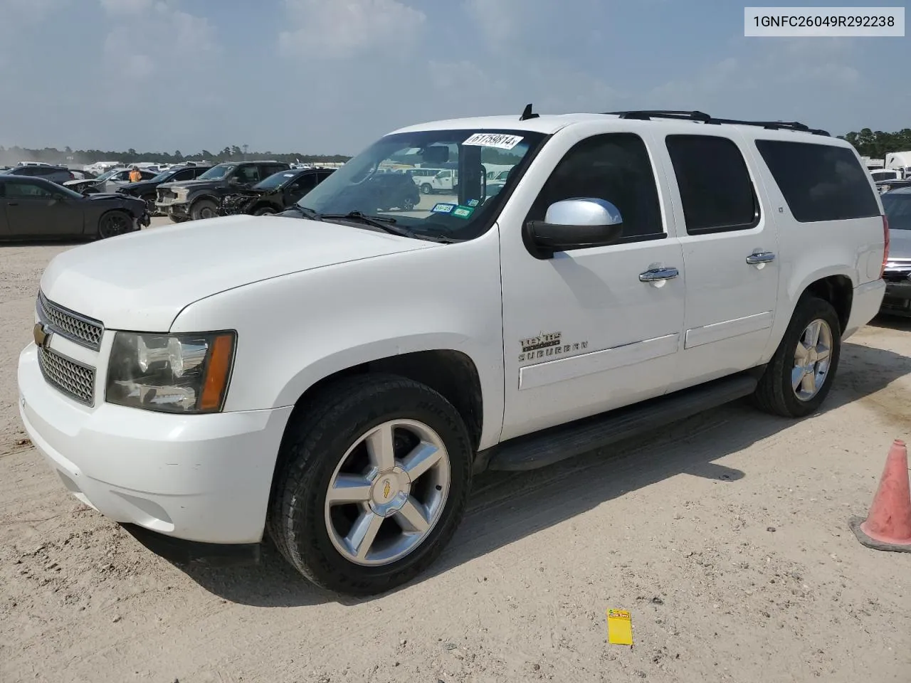 2009 Chevrolet Suburban C1500 Lt VIN: 1GNFC26049R292238 Lot: 61759814