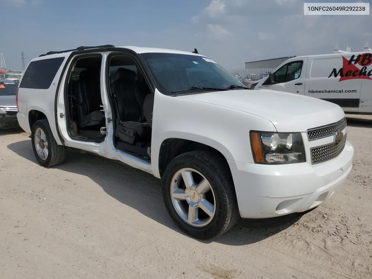 2009 Chevrolet Suburban C1500 Lt VIN: 1GNFC26049R292238 Lot: 61759814