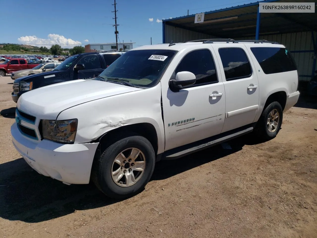 1GNFK26389R160242 2009 Chevrolet Suburban K1500 Lt