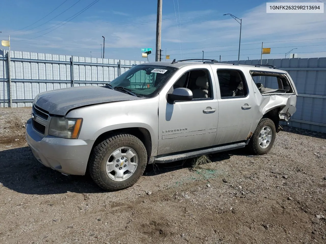 2009 Chevrolet Suburban K1500 Lt VIN: 1GNFK26329R213694 Lot: 68969484