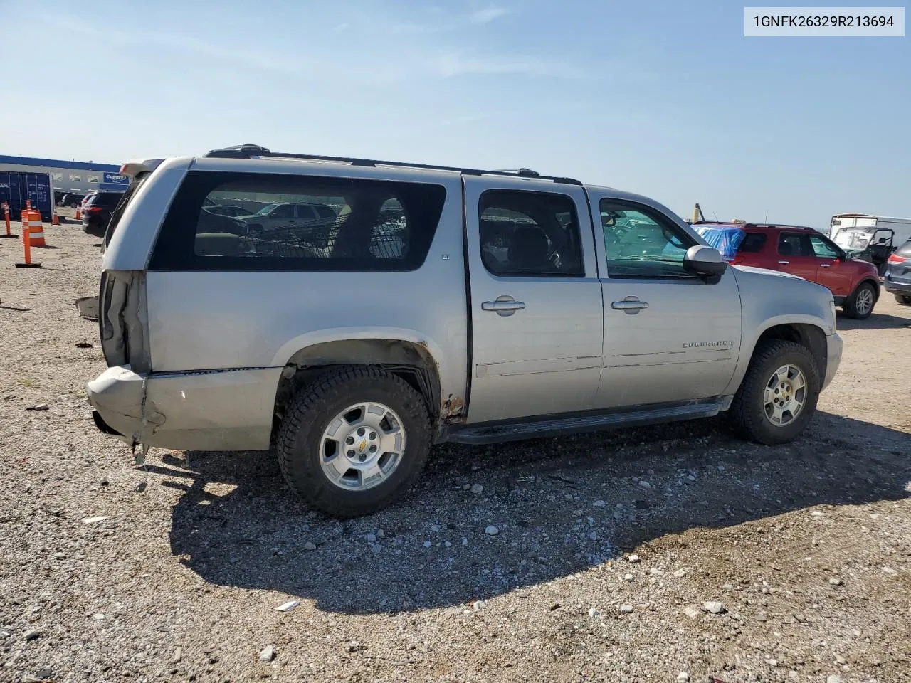 2009 Chevrolet Suburban K1500 Lt VIN: 1GNFK26329R213694 Lot: 68969484