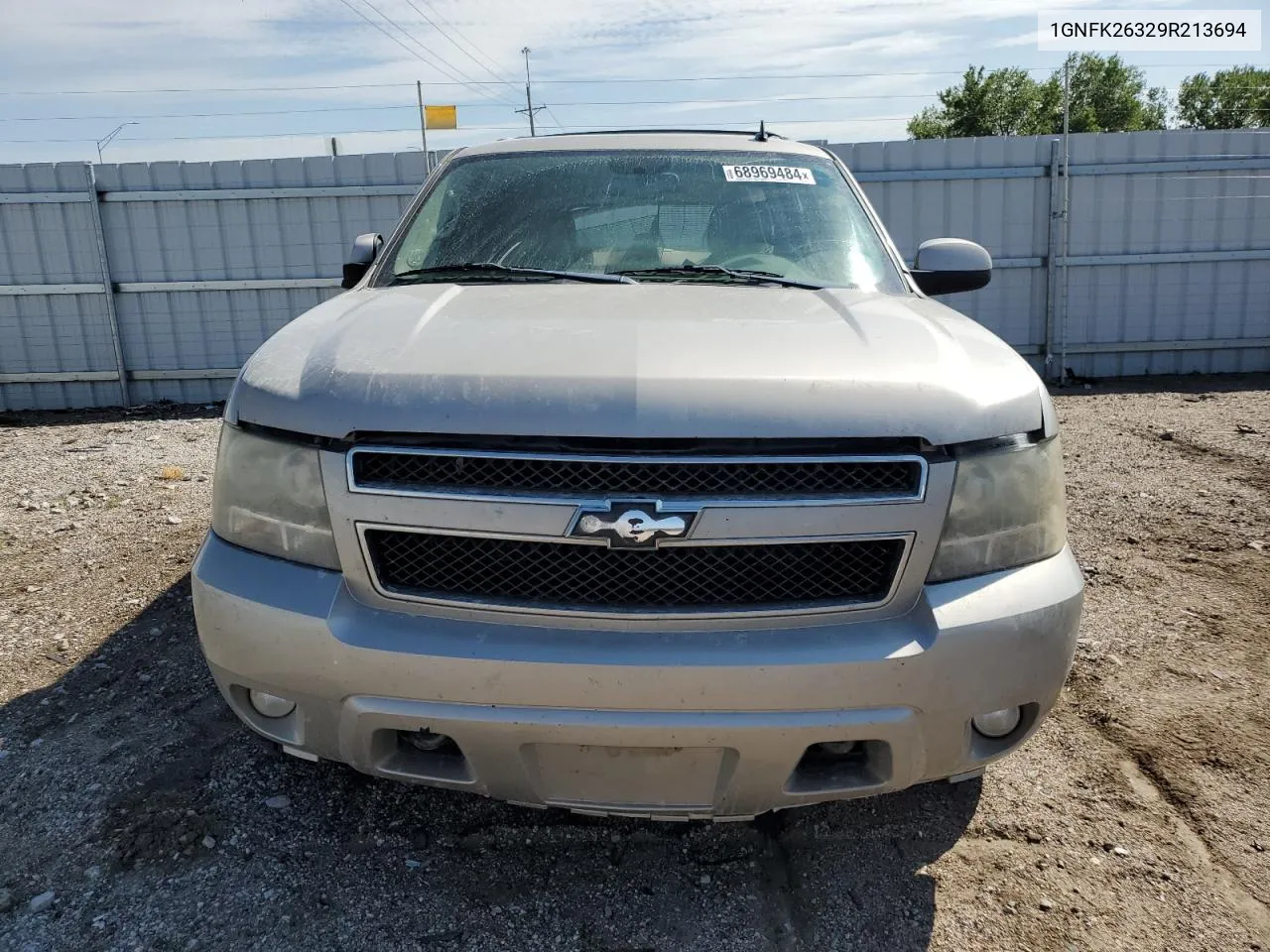 2009 Chevrolet Suburban K1500 Lt VIN: 1GNFK26329R213694 Lot: 68969484