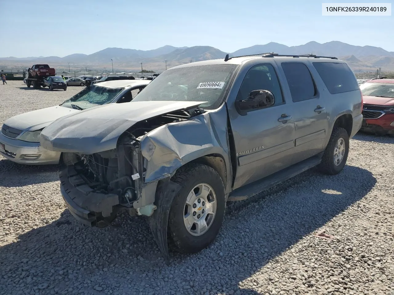 2009 Chevrolet Suburban K1500 Lt VIN: 1GNFK26339R240189 Lot: 69090664