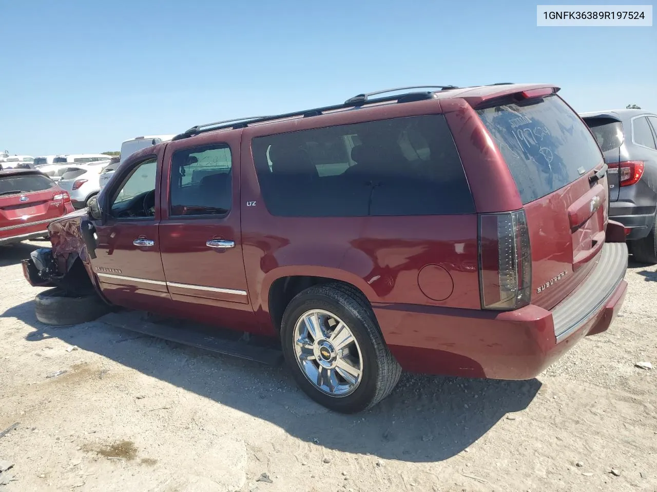 2009 Chevrolet Suburban K1500 Ltz VIN: 1GNFK36389R197524 Lot: 70684524