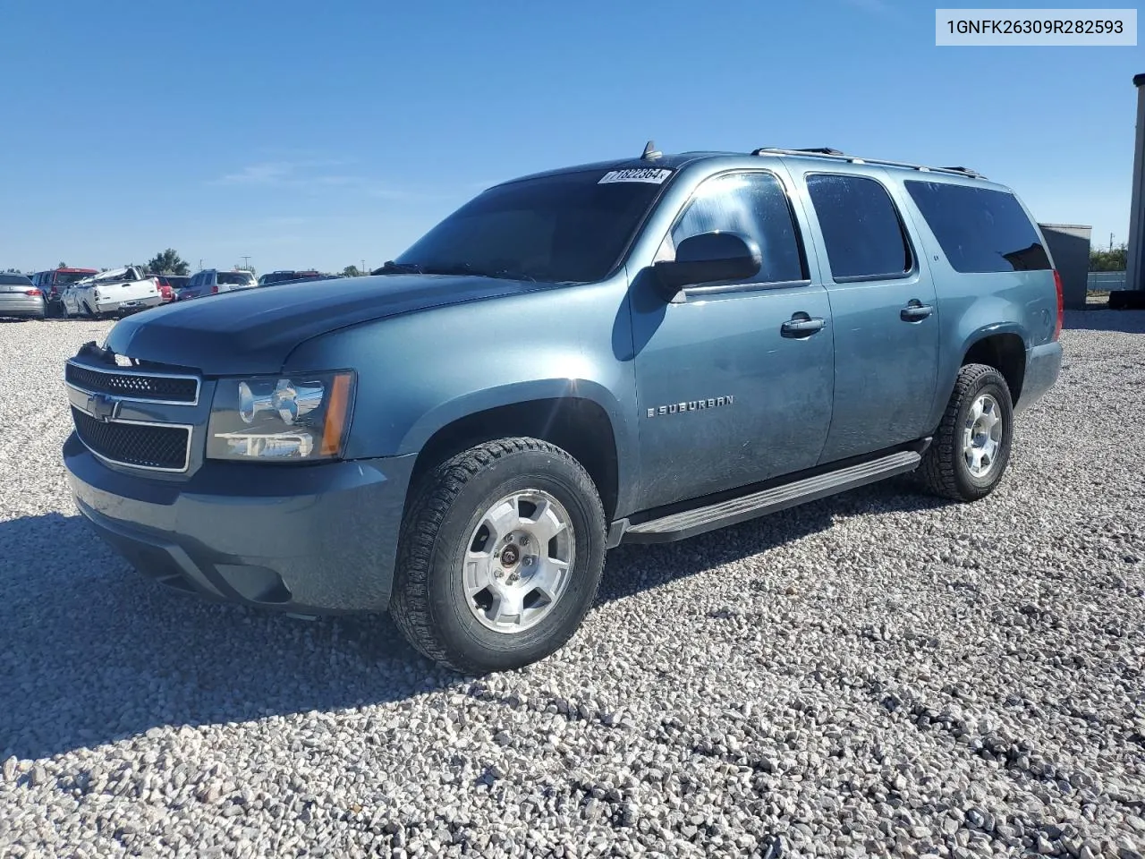 2009 Chevrolet Suburban K1500 Lt VIN: 1GNFK26309R282593 Lot: 71822364