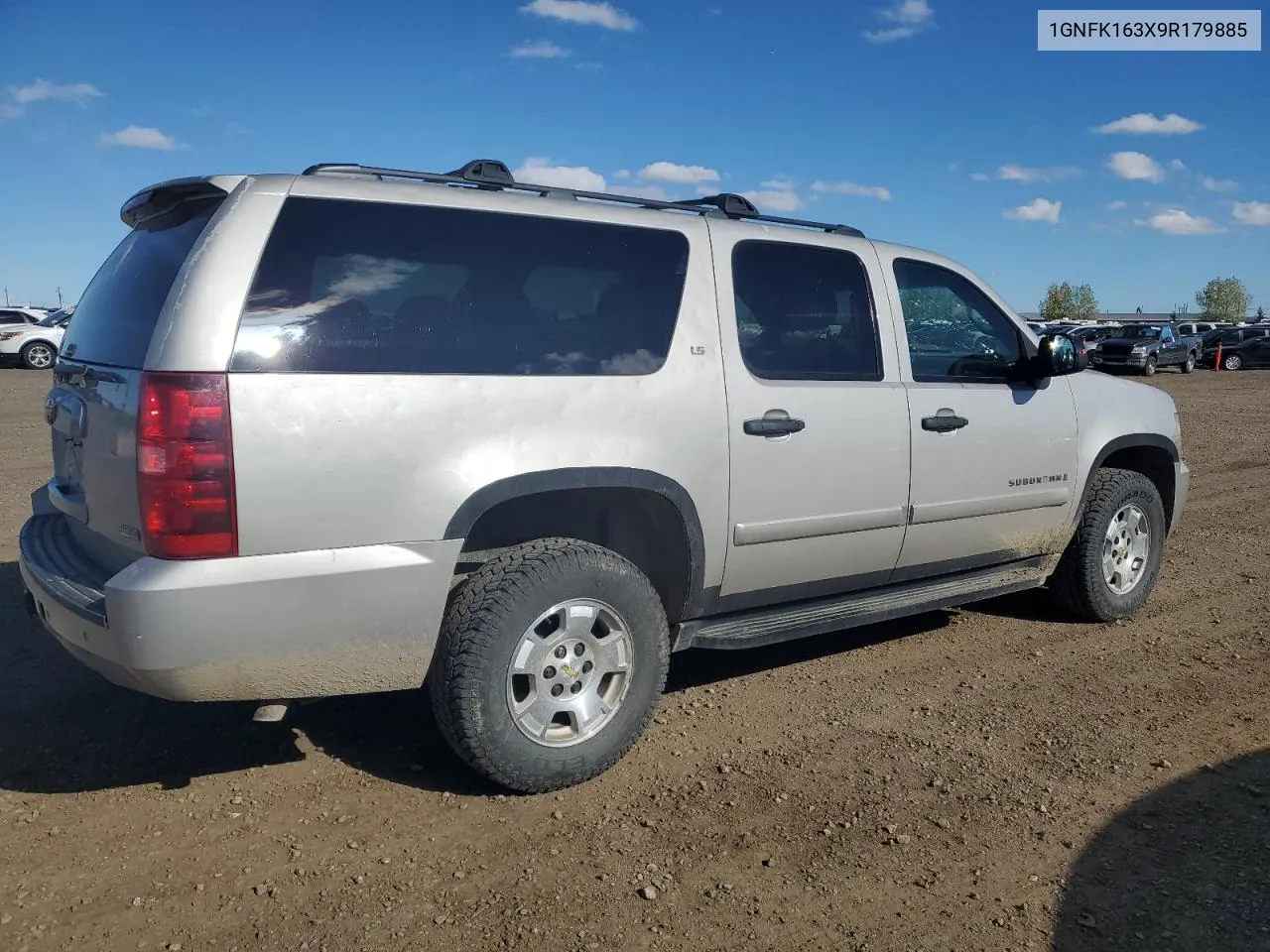 1GNFK163X9R179885 2009 Chevrolet Suburban K1500 Ls