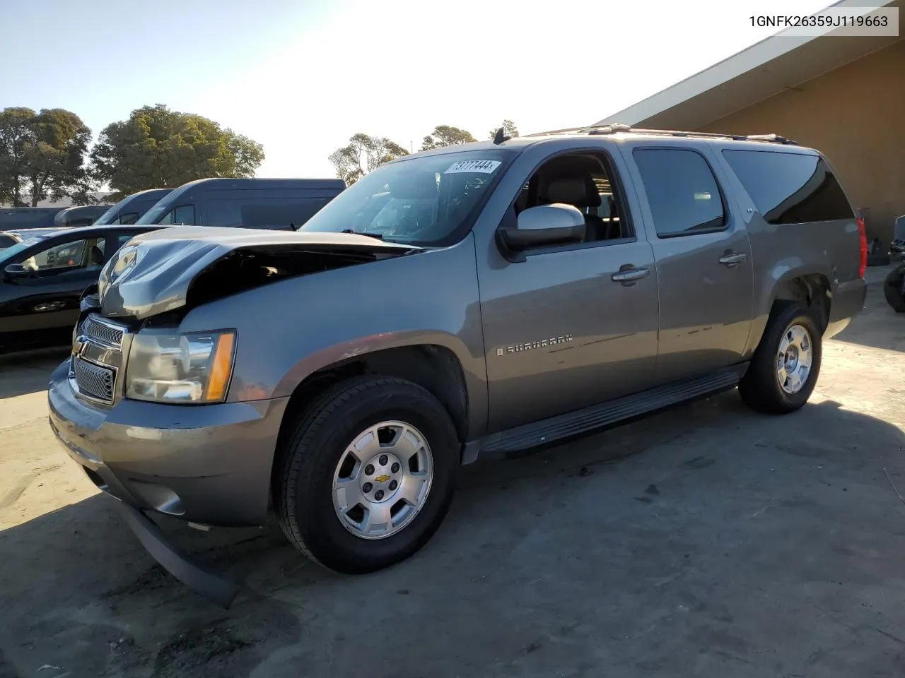 2009 Chevrolet Suburban K1500 Lt VIN: 1GNFK26359J119663 Lot: 73777444