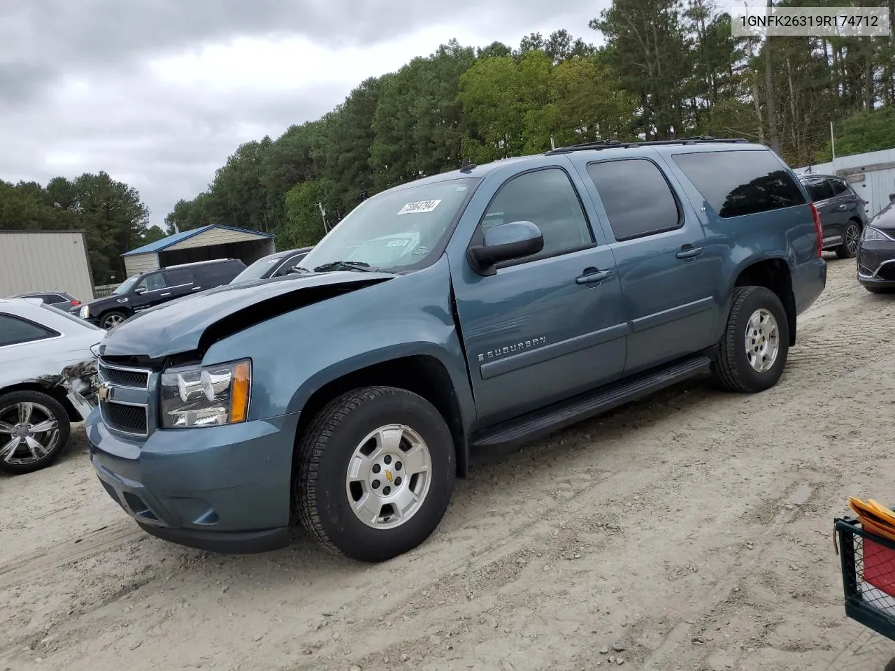 2009 Chevrolet Suburban K1500 Lt VIN: 1GNFK26319R174712 Lot: 73864794