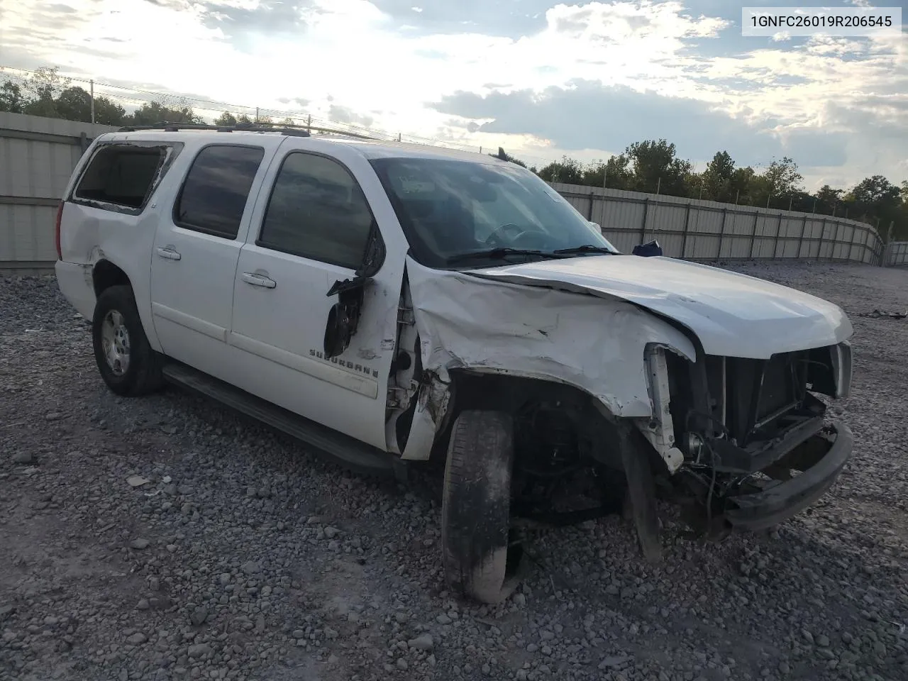 2009 Chevrolet Suburban C1500 Lt VIN: 1GNFC26019R206545 Lot: 74488084