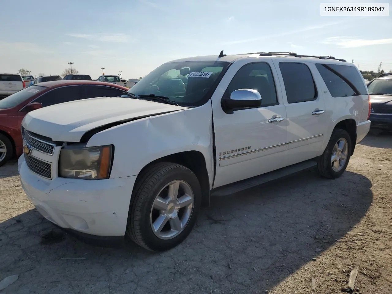 2009 Chevrolet Suburban K1500 Ltz VIN: 1GNFK36349R189047 Lot: 76503614