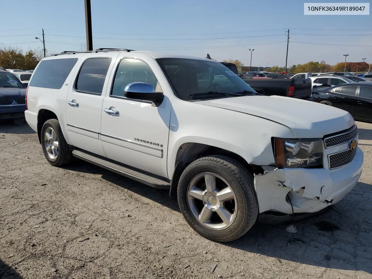 2009 Chevrolet Suburban K1500 Ltz VIN: 1GNFK36349R189047 Lot: 76503614