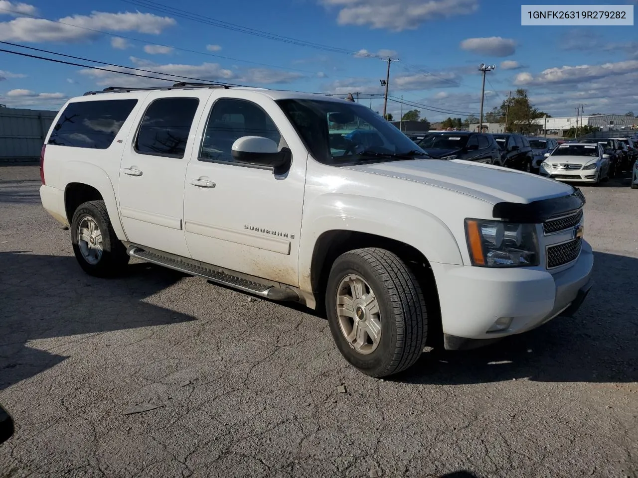 2009 Chevrolet Suburban K1500 Lt VIN: 1GNFK26319R279282 Lot: 76557134