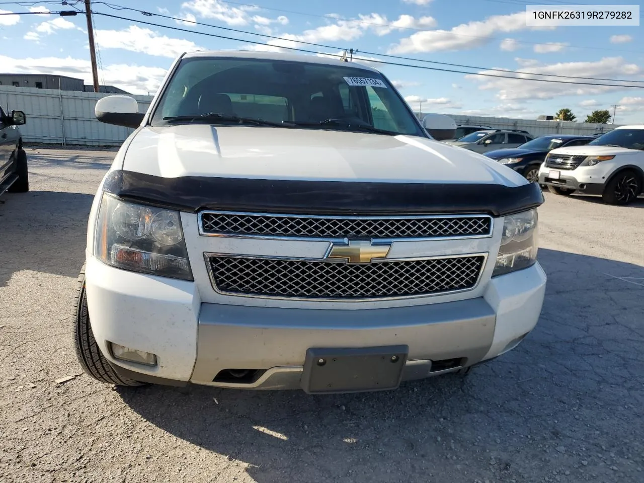 2009 Chevrolet Suburban K1500 Lt VIN: 1GNFK26319R279282 Lot: 76557134