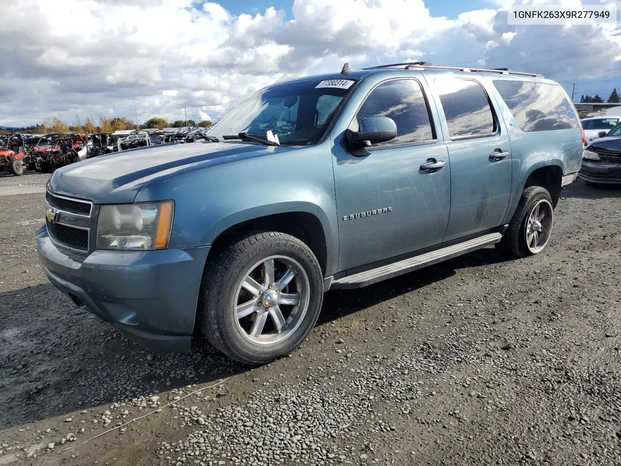 2009 Chevrolet Suburban K1500 Lt VIN: 1GNFK263X9R277949 Lot: 77380314