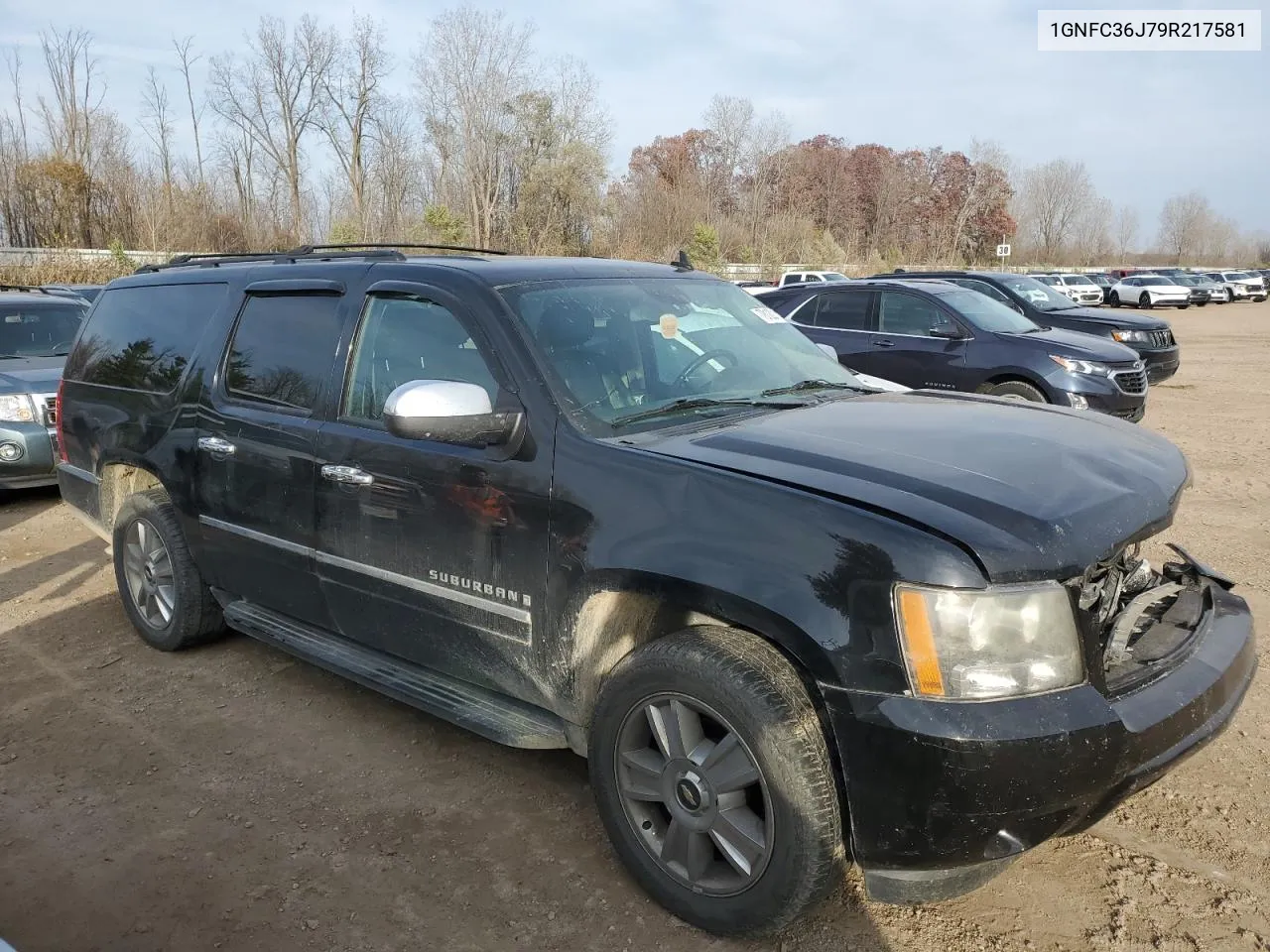 2009 Chevrolet Suburban C1500 Ltz VIN: 1GNFC36J79R217581 Lot: 78122124