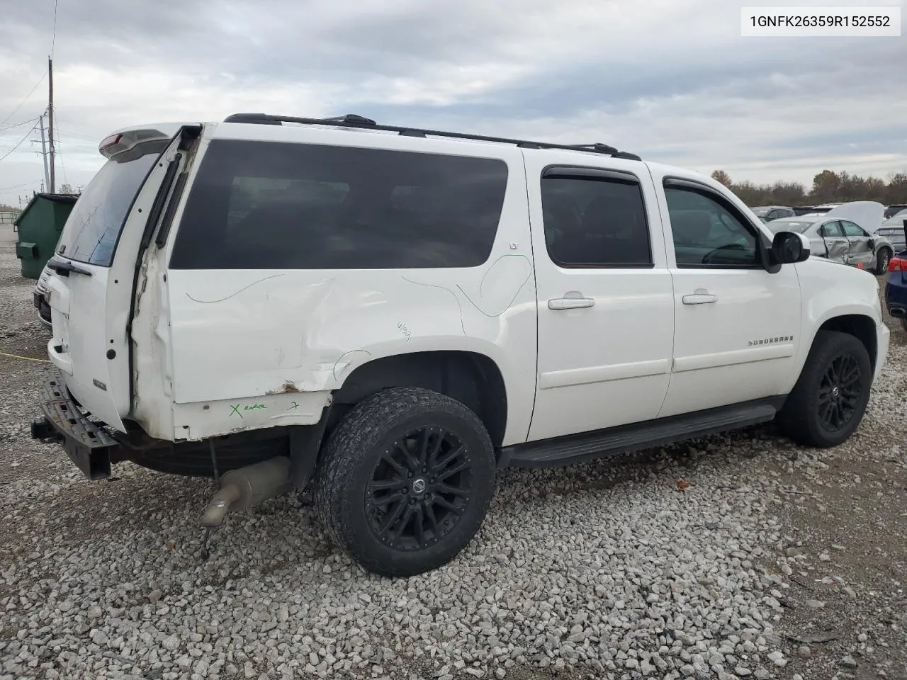 2009 Chevrolet Suburban K1500 Lt VIN: 1GNFK26359R152552 Lot: 78568984