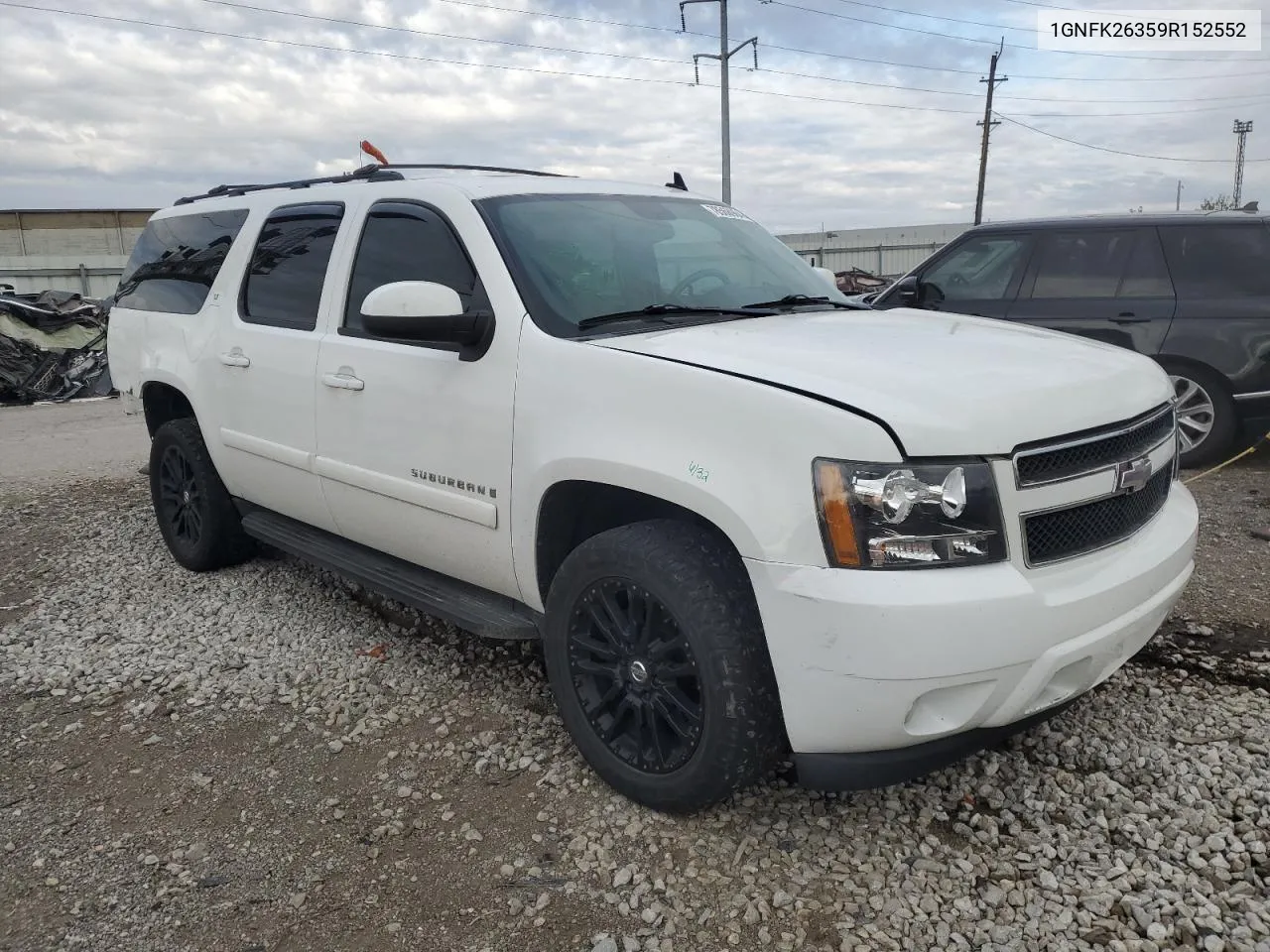 2009 Chevrolet Suburban K1500 Lt VIN: 1GNFK26359R152552 Lot: 78568984