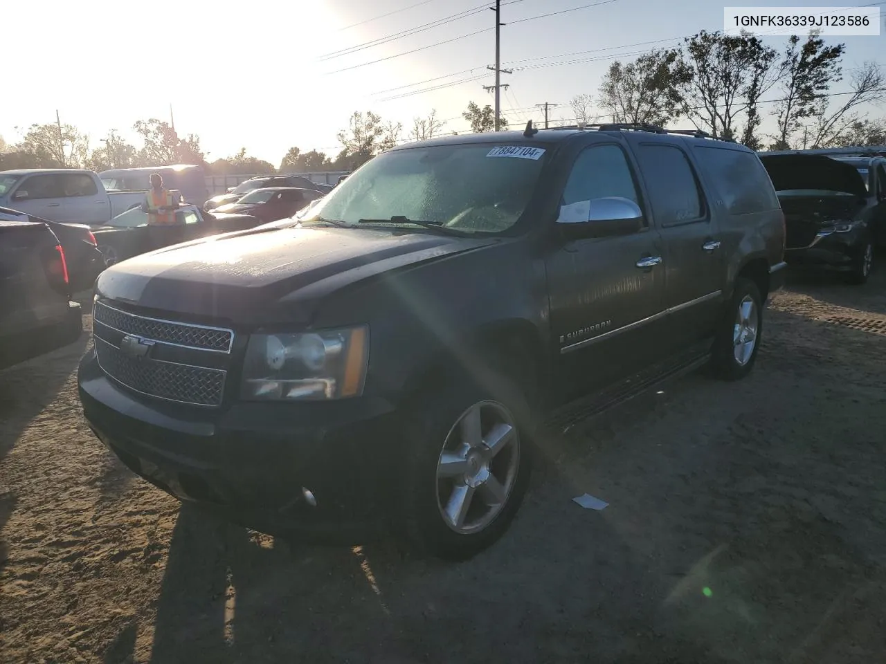 2009 Chevrolet Suburban K1500 Ltz VIN: 1GNFK36339J123586 Lot: 78847104