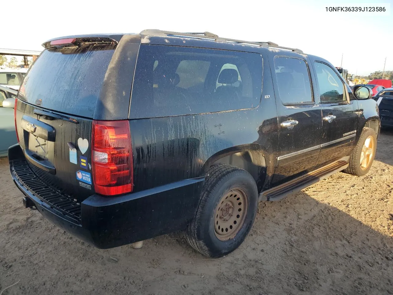 2009 Chevrolet Suburban K1500 Ltz VIN: 1GNFK36339J123586 Lot: 78847104