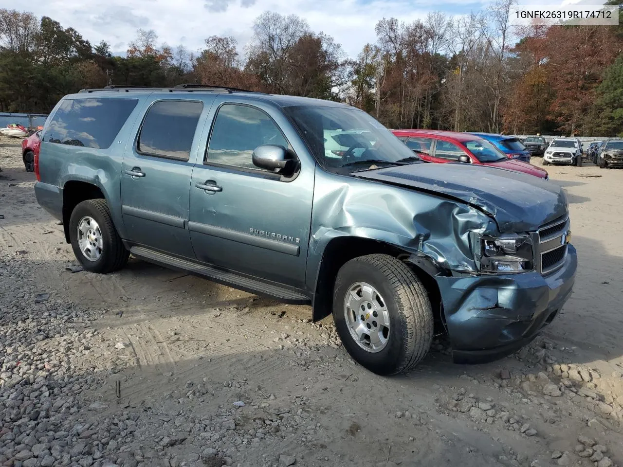 2009 Chevrolet Suburban K1500 Lt VIN: 1GNFK26319R174712 Lot: 79734084