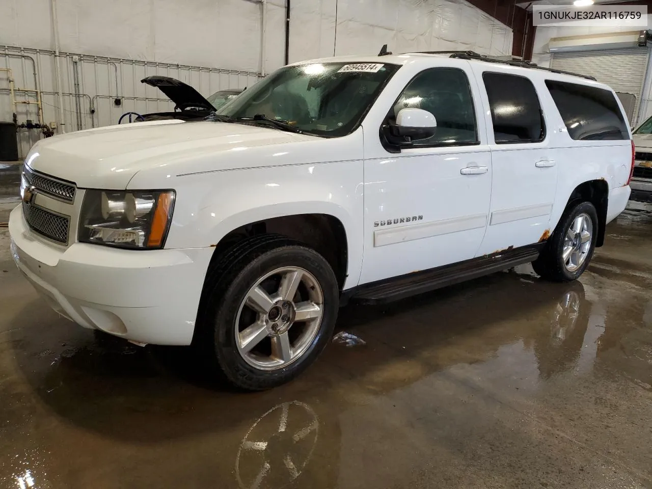 2010 Chevrolet Suburban K1500 Lt VIN: 1GNUKJE32AR116759 Lot: 60945514