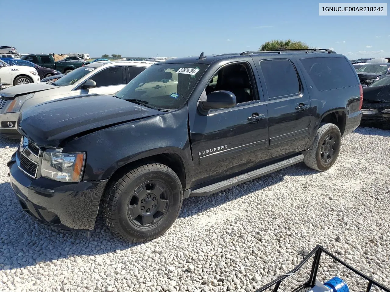 2010 Chevrolet Suburban C1500 Lt VIN: 1GNUCJE00AR218242 Lot: 66976794