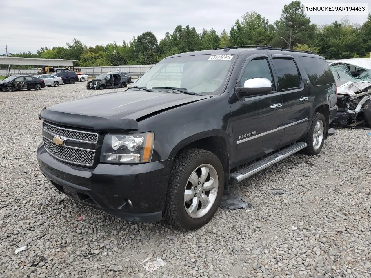 2010 Chevrolet Suburban C1500 Ltz VIN: 1GNUCKE09AR194433 Lot: 69926234