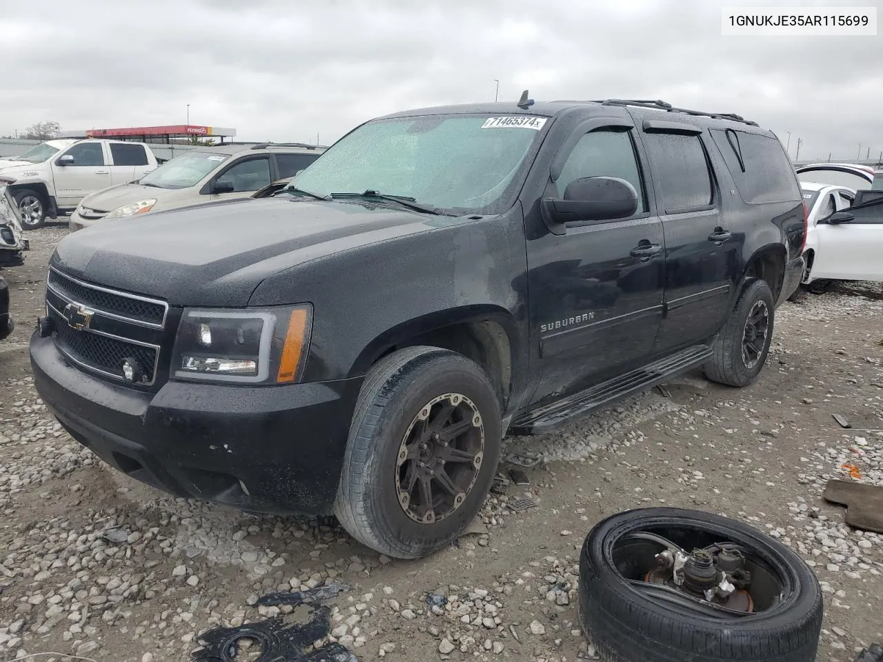 2010 Chevrolet Suburban K1500 Lt VIN: 1GNUKJE35AR115699 Lot: 71465374