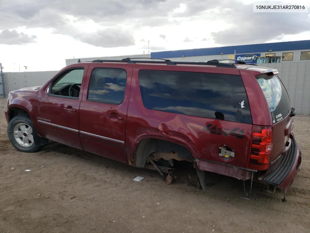 2010 Chevrolet Suburban K1500 Lt VIN: 1GNUKJE31AR270816 Lot: 72905634