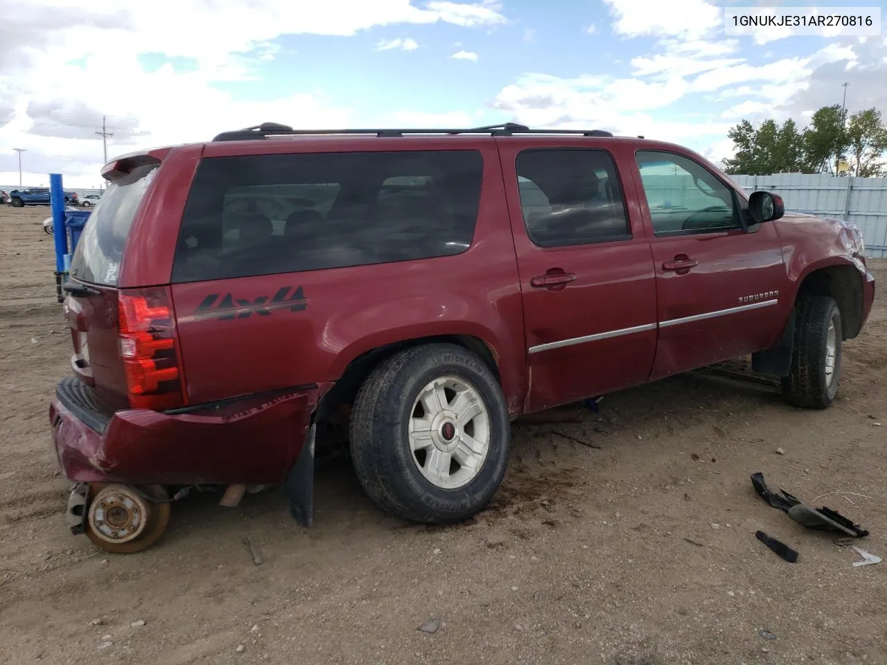 2010 Chevrolet Suburban K1500 Lt VIN: 1GNUKJE31AR270816 Lot: 72905634