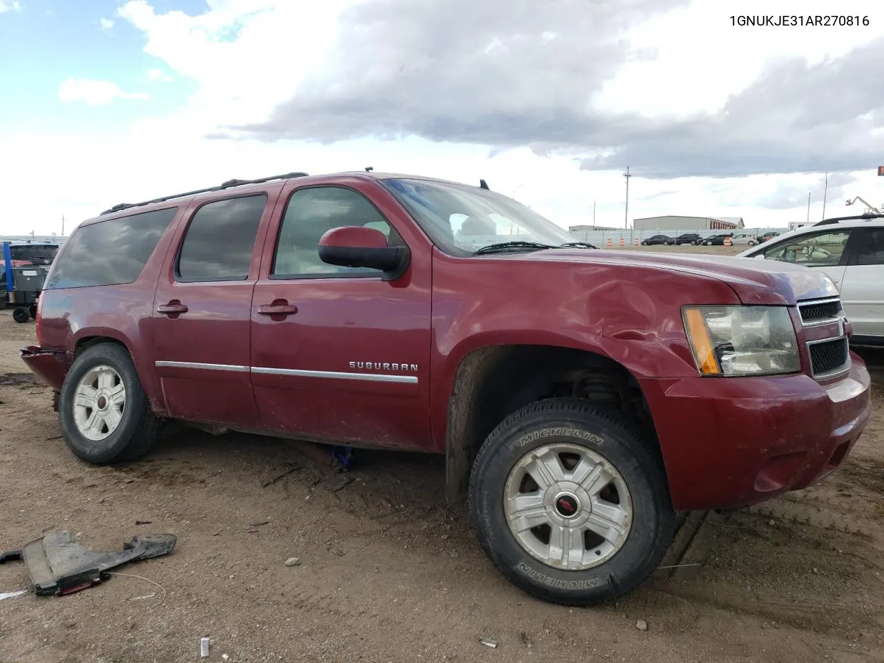 2010 Chevrolet Suburban K1500 Lt VIN: 1GNUKJE31AR270816 Lot: 72905634