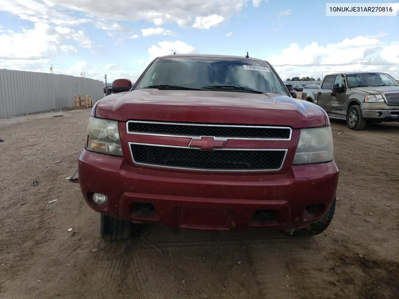 2010 Chevrolet Suburban K1500 Lt VIN: 1GNUKJE31AR270816 Lot: 72905634