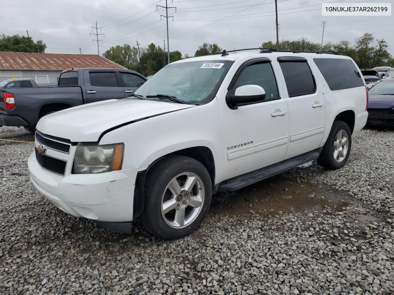 2010 Chevrolet Suburban K1500 Lt VIN: 1GNUKJE37AR262199 Lot: 73523744