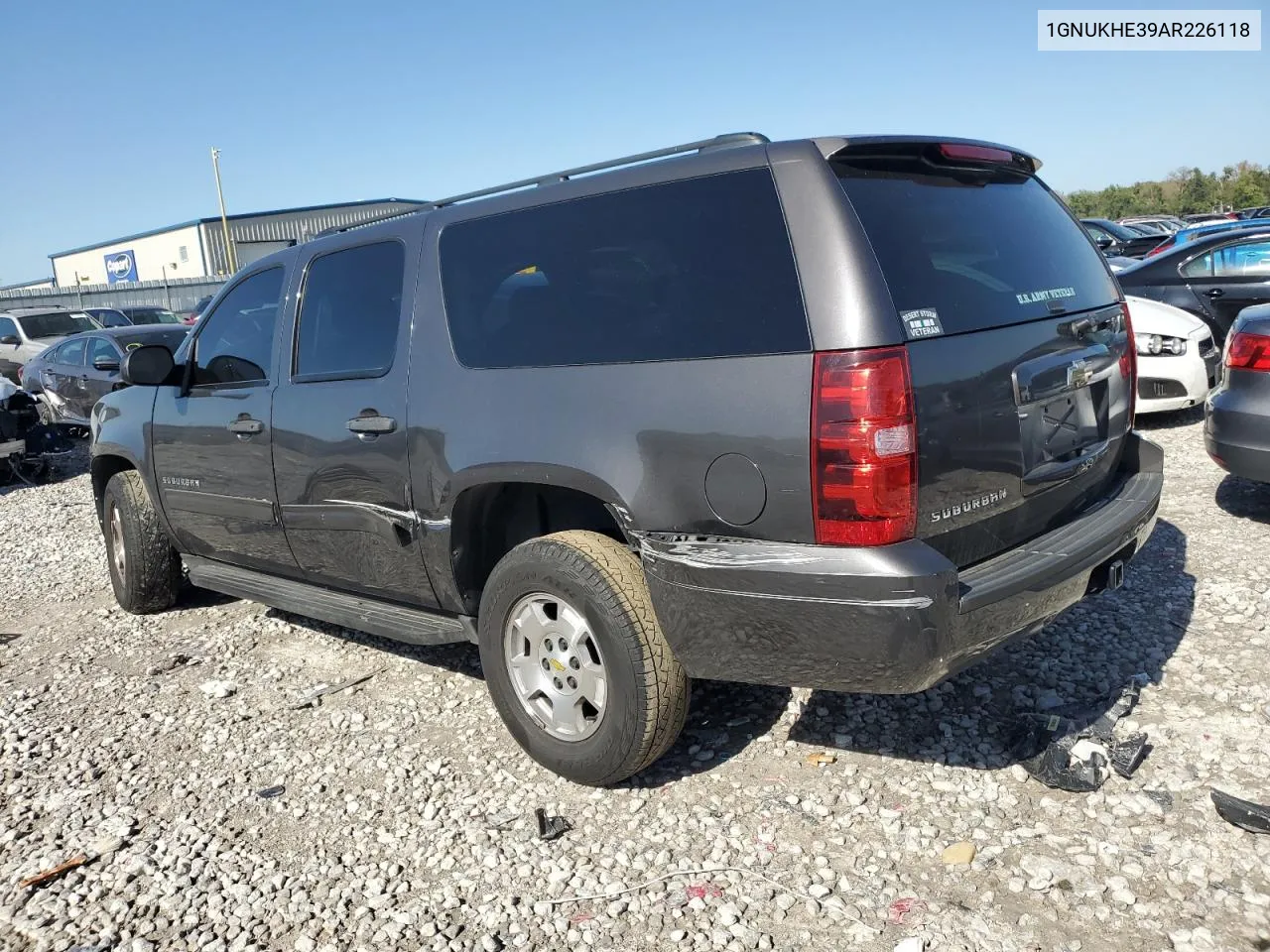 2010 Chevrolet Suburban K1500 Ls VIN: 1GNUKHE39AR226118 Lot: 73814434