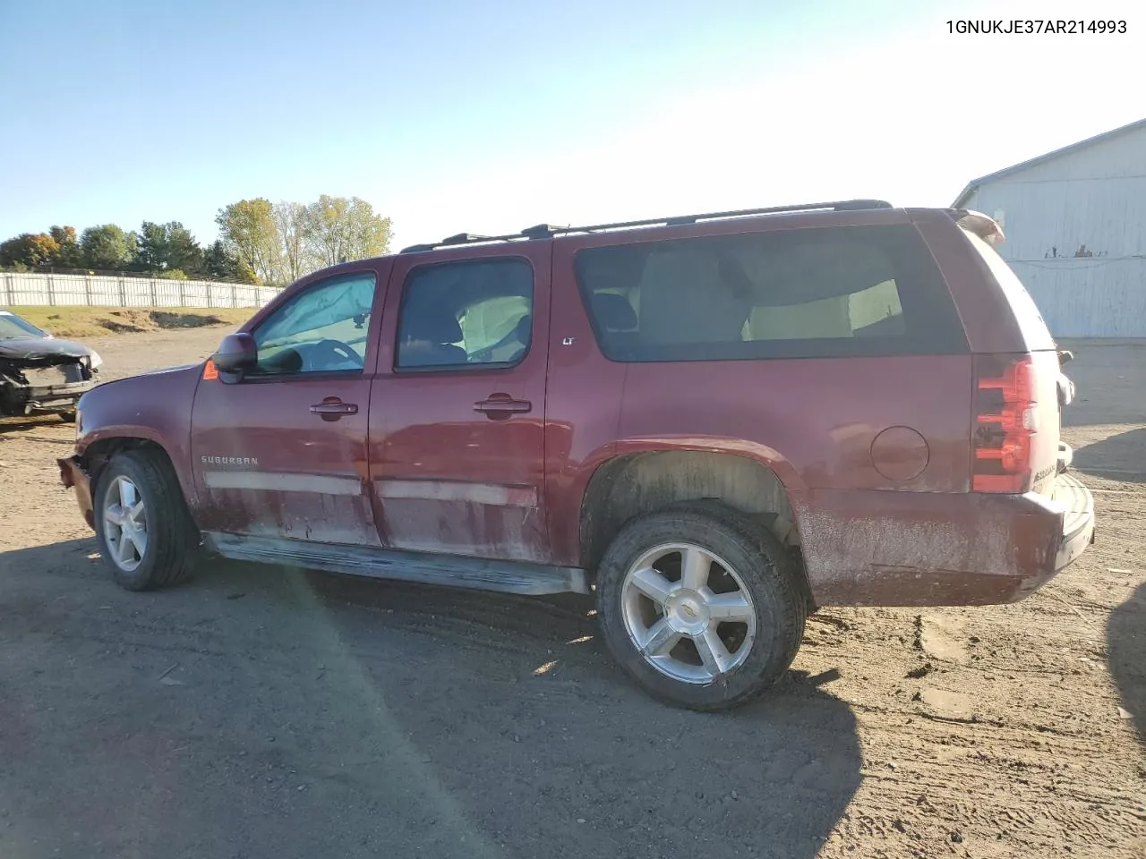 2010 Chevrolet Suburban K1500 Lt VIN: 1GNUKJE37AR214993 Lot: 75184864