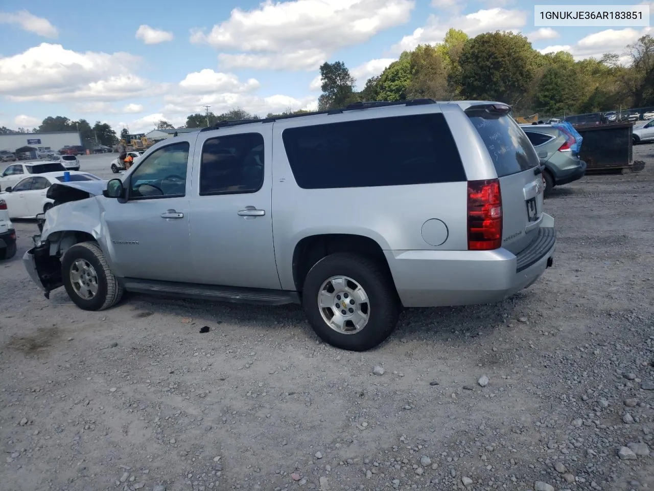 2010 Chevrolet Suburban K1500 Lt VIN: 1GNUKJE36AR183851 Lot: 76202814