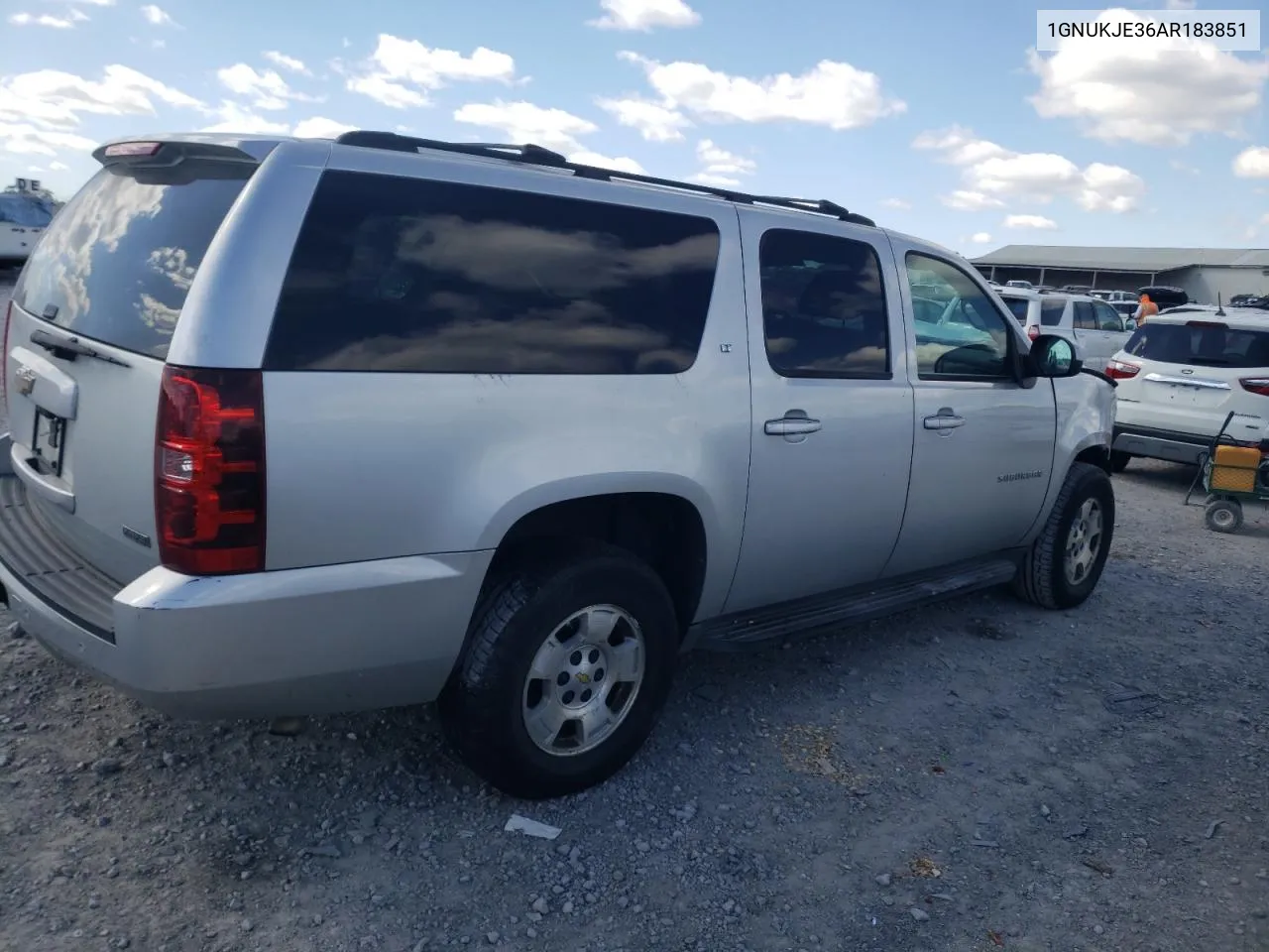 2010 Chevrolet Suburban K1500 Lt VIN: 1GNUKJE36AR183851 Lot: 76202814